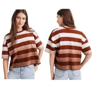 Madewell Dip Dye boxy tee t-shirt. Women’s size large.